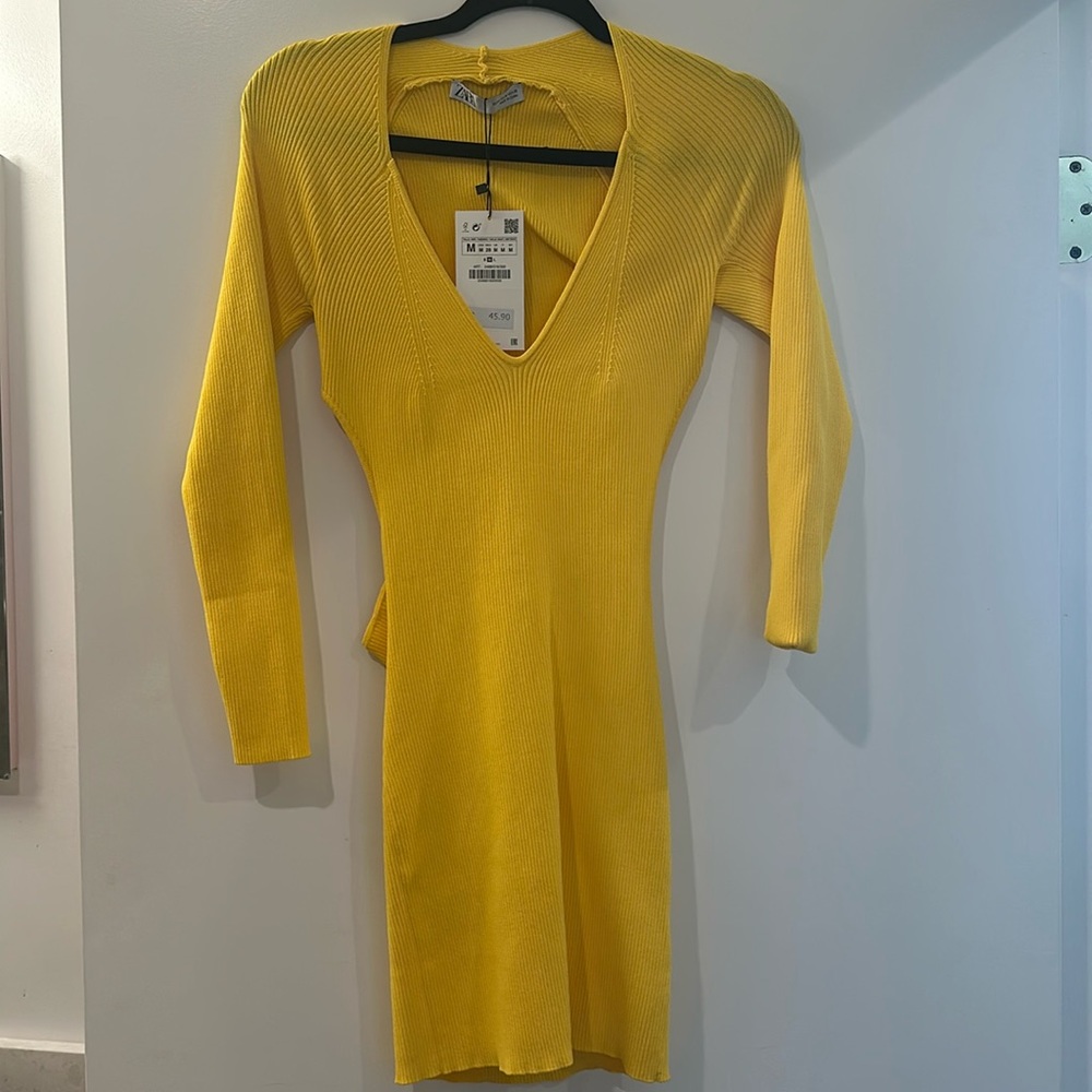 Zara ribbed dress
